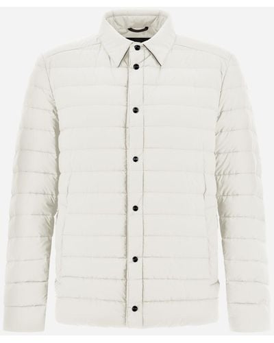 Herno Quilted Ecoage Shirt - White