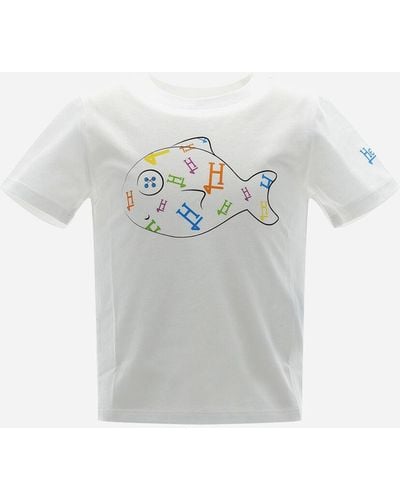 Herno T-SHIRT IN COTONE - Bianco