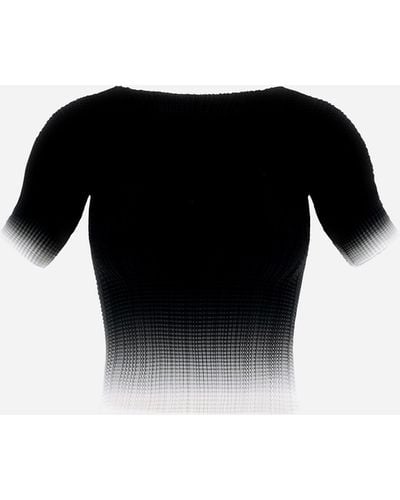 Herno Plissé Nuance T-shirt - Black