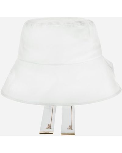Herno Bucket Hat In Delon - White