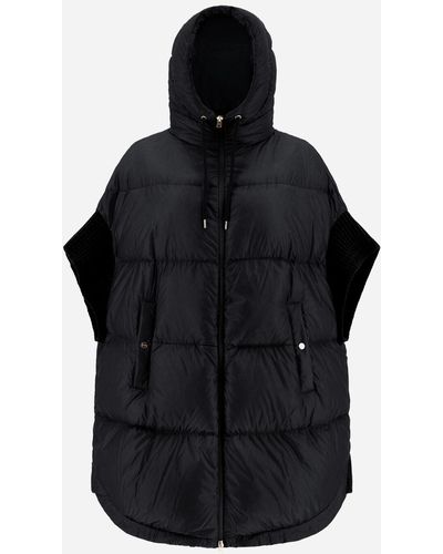 Herno Sleeveless Jacket In Nylon Ultralight - Black