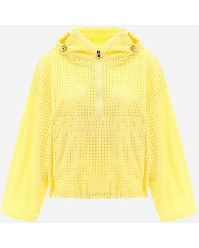 Herno A-SHAPE IN SPRING LACE ED ECOAGE - Giallo