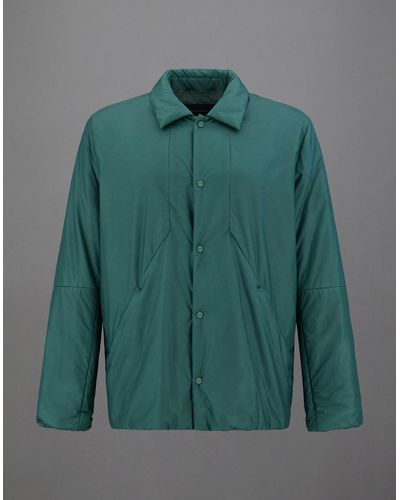 Herno Laminar Shirt In Translucent Ripstop - Green