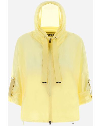 Herno Iridescent A-line Jacket - Yellow