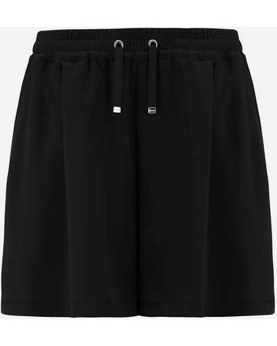 Herno Casual Satin Shorts - Black