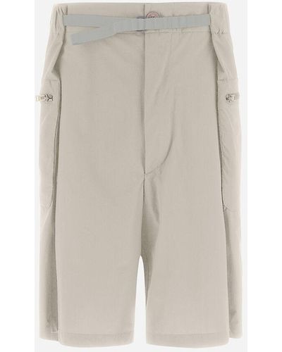 Herno Globe Cropped Trousers In Eco Everyday - White