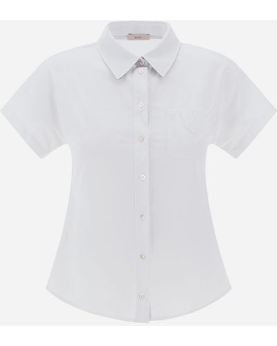 Herno Spring Ultralight Scuba Shirt - White