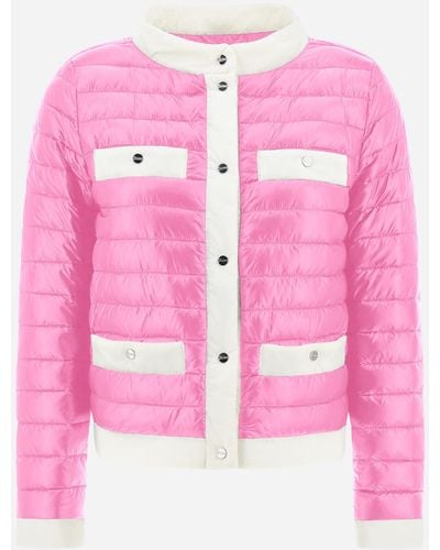 Herno Nylon Ultralight And Ecoage Jacket - Pink