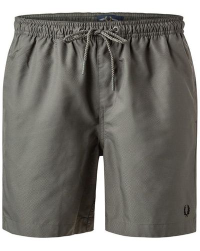 Fred Perry Badeshorts - Grau