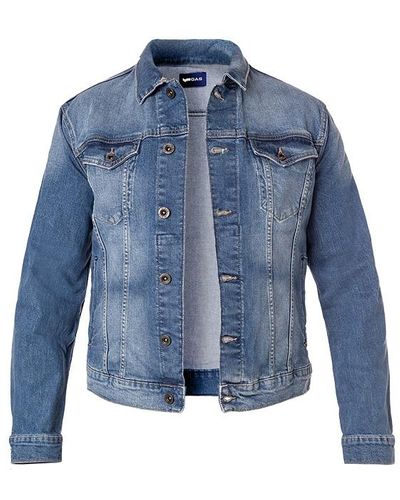 Gas Jeansjacke - Blau