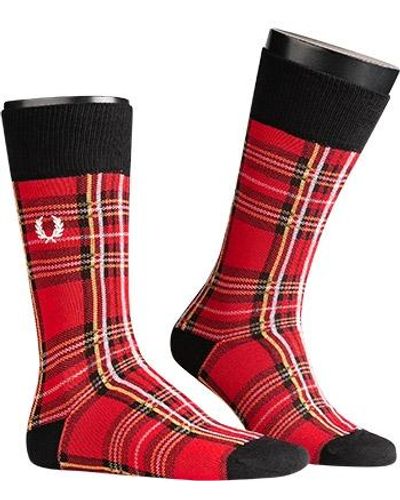 Fred Perry Socken - Rot