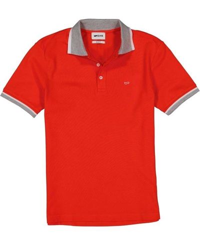 Gas Polo-Shirt - Rot