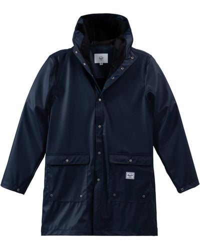 Herschel Supply Co. Long Rain Jacket - Blue