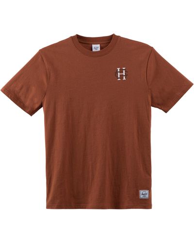 Herschel Supply Co. Logo Tee - Brown