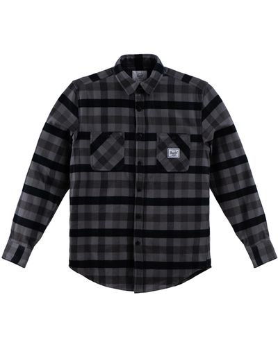 Herschel Supply Co. Heavyweight Flannel Shirt - Black
