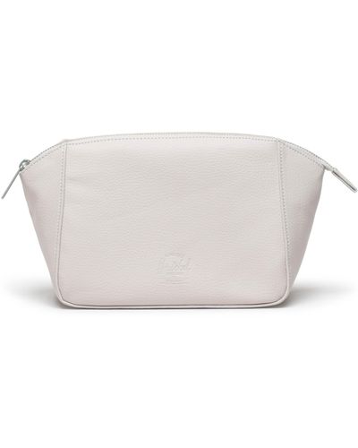 Herschel Supply Co. Milan Toiletry Bag Vegan Leather - White