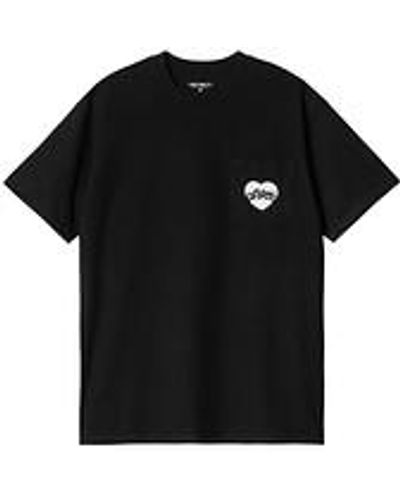 Carhartt S/S Amour Pocket T-Shirt - Schwarz