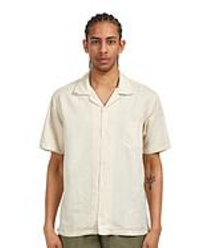 COLORFUL STANDARD Linen Short Sleeved Shirt - Weiß