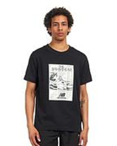 New Balance Poster T-Shirt - Schwarz