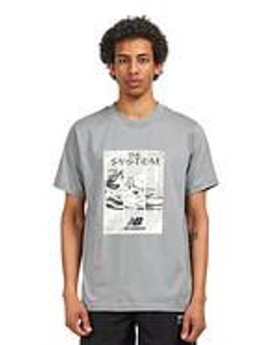 New Balance Poster T-Shirt - Grau