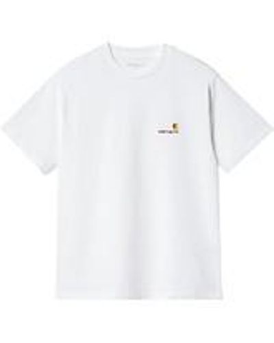 Carhartt W' S/S American Script T-Shirt - Weiß