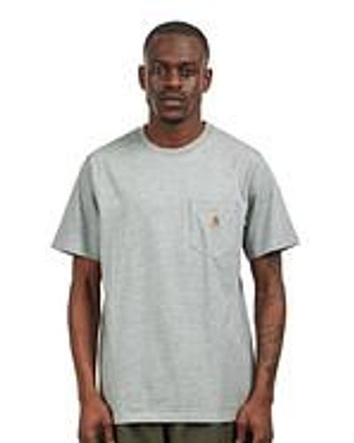 Carhartt S/S Pocket T-Shirt - Grau