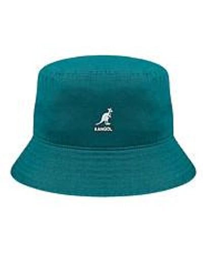 Kangol Washed Bucket Hat - Grün