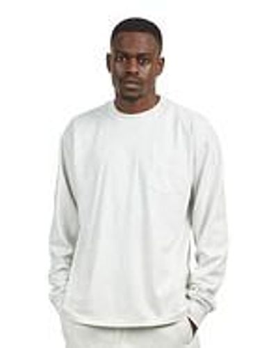 PATTA Basic LS Pocket T-Shirt - Weiß