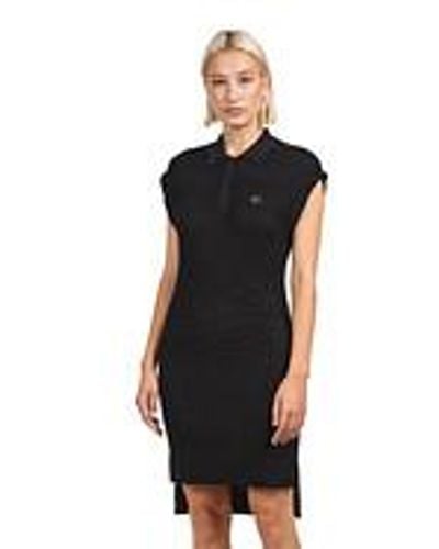 Fred Perry Knitted Shirt Dress - Schwarz
