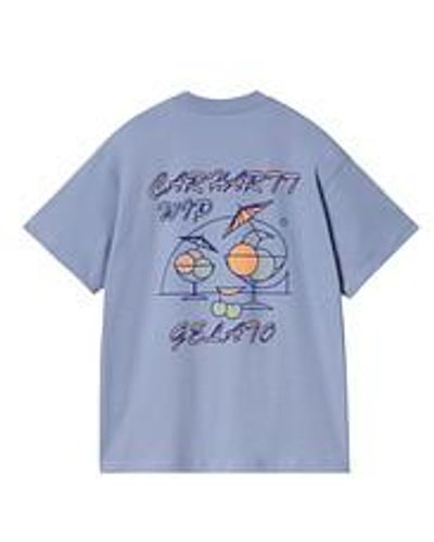 Carhartt S/S Gelato T-Shirt - Blau