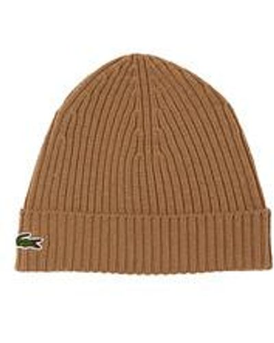 Lacoste Knitted Cap - Natur
