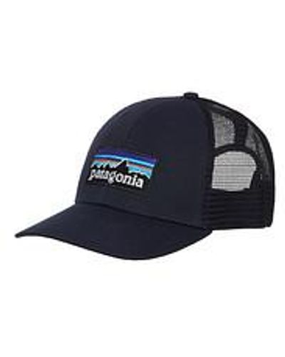 Patagonia P-6 Logo LoPro Trucker Hat - Blau