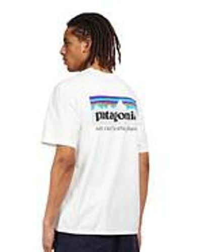 Patagonia P-6 Mission Organic T-Shirt - Weiß