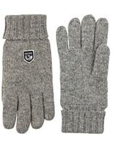 Hestra Basic Wool Glove - Grau