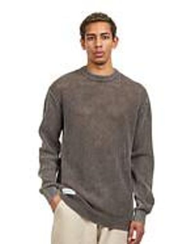 Butter Goods Washed Knitted Sweater - Braun