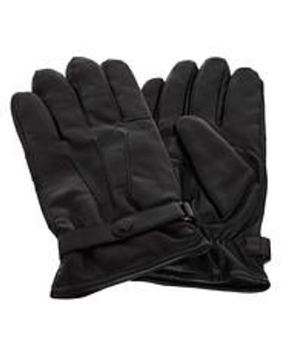 Barbour Burnished Leather Thinsulate Glove - Schwarz