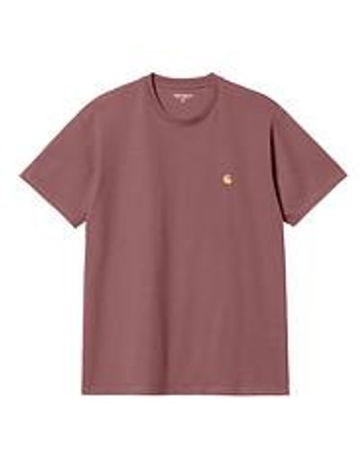 Carhartt S/S Chase T-Shirt - Lila