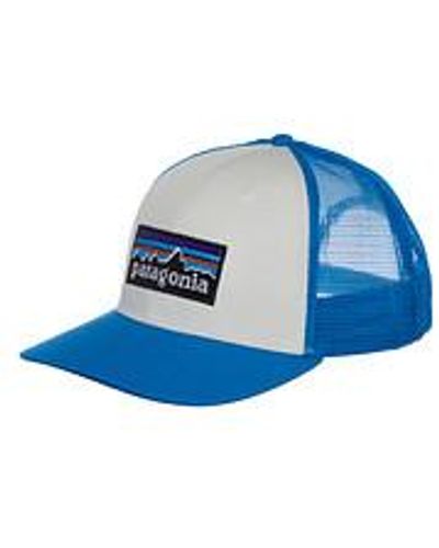 Patagonia P-6 Logo Trucker Hat - Blau