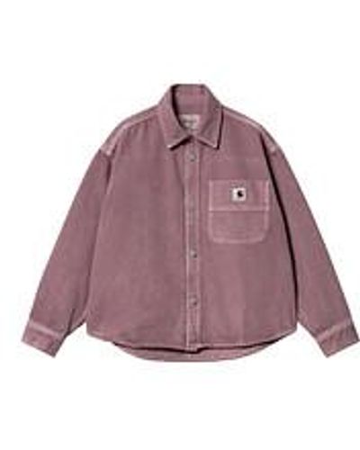 Carhartt W' Georgia Shirt Jac "Smithfield" Color Denim, 13.5 oz - Lila