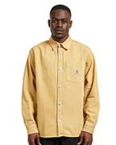 Carhartt George Shirt Jac "Smithfield" Color Denim, 13.5 oz - Mettallic