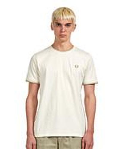 Fred Perry Twin Tipped T-Shirt - Weiß