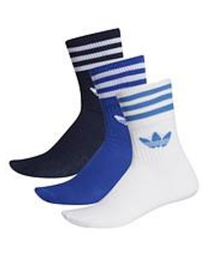 adidas Mid Cut Crew Socks - Blau