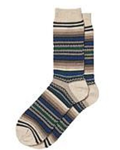 RoToTo Mexican Rug Socks - Grau