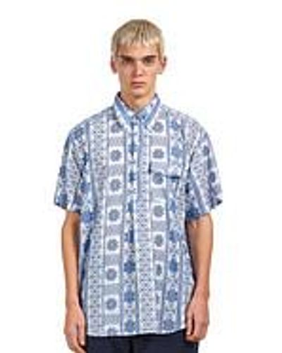 Engineered Garments Popover BD Shirt - Blau