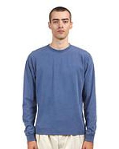COLORFUL STANDARD Oversized Organic LS T-Shirt - Blau