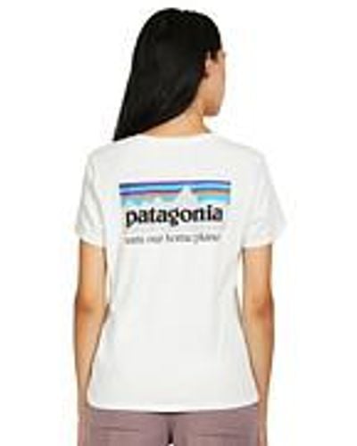Patagonia P-6 Mission Organic T-Shirt - Weiß