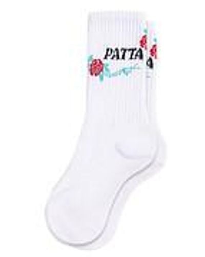 PATTA Rose Sports Socks - Weiß