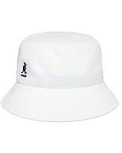 Kangol Bermuda Bucket Hat - Weiß