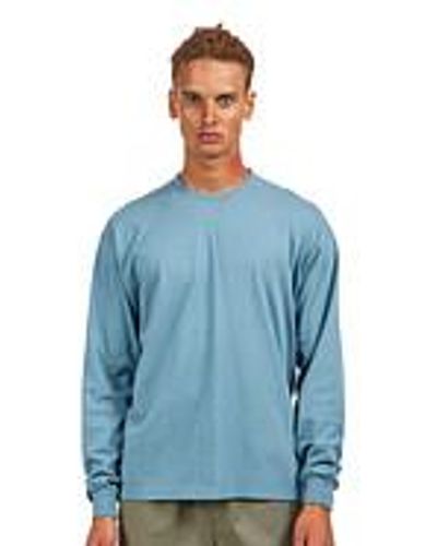 COLORFUL STANDARD Oversized Organic LS T-shirt - Blau