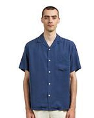 Portuguese Flannel Dogtown Shirt - Blau